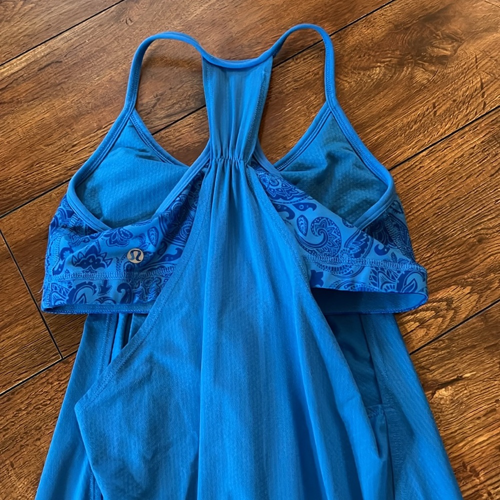 Lululemon Blue Racerback Dress